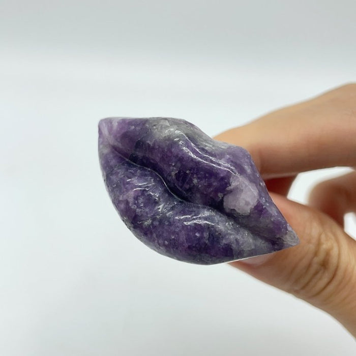 Lepidolite Lips Car Air Vent Clip Crystal Wholesale