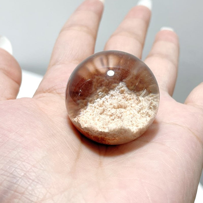 Light Pink Garden Quartz Sphere