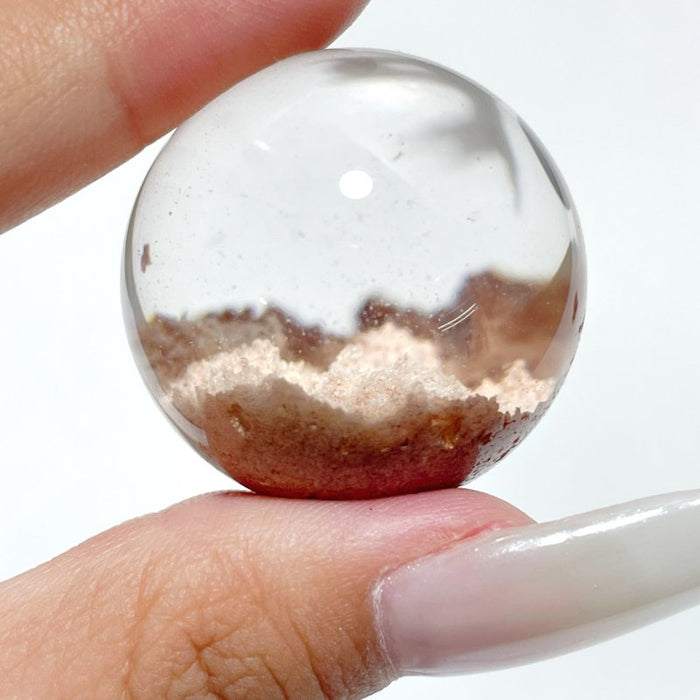 Light Pink Garden Quartz Sphere