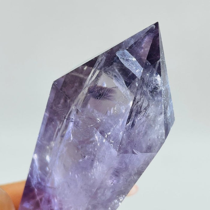 Light Purple God's Fingerprint Amethyst Point Scepter Magic Wand Wholesale