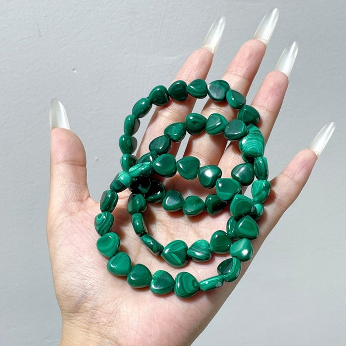 Malachite Heart Bracelet Wholesale