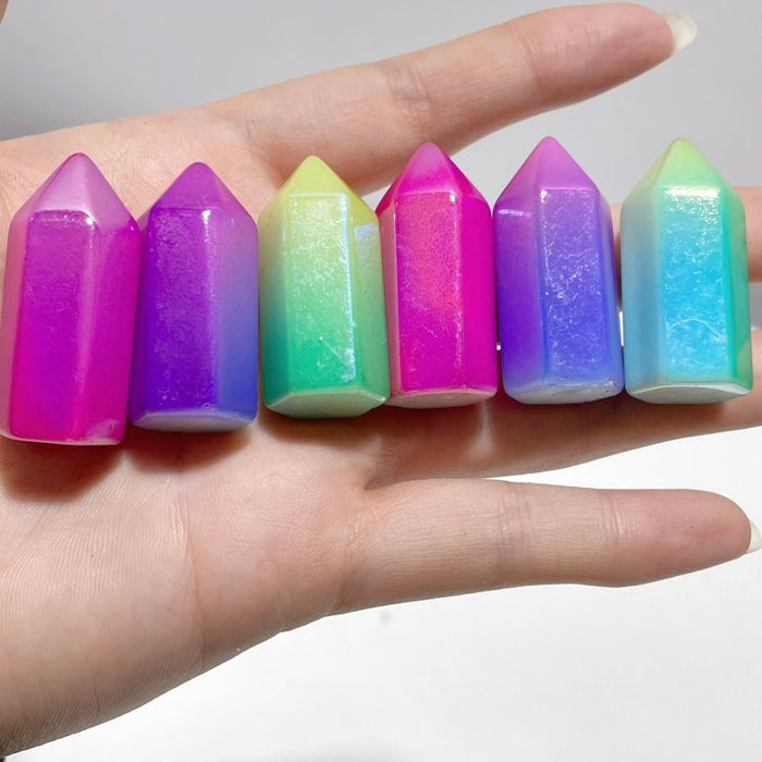 Mini Aura Opalite (man made) Point Wholesale