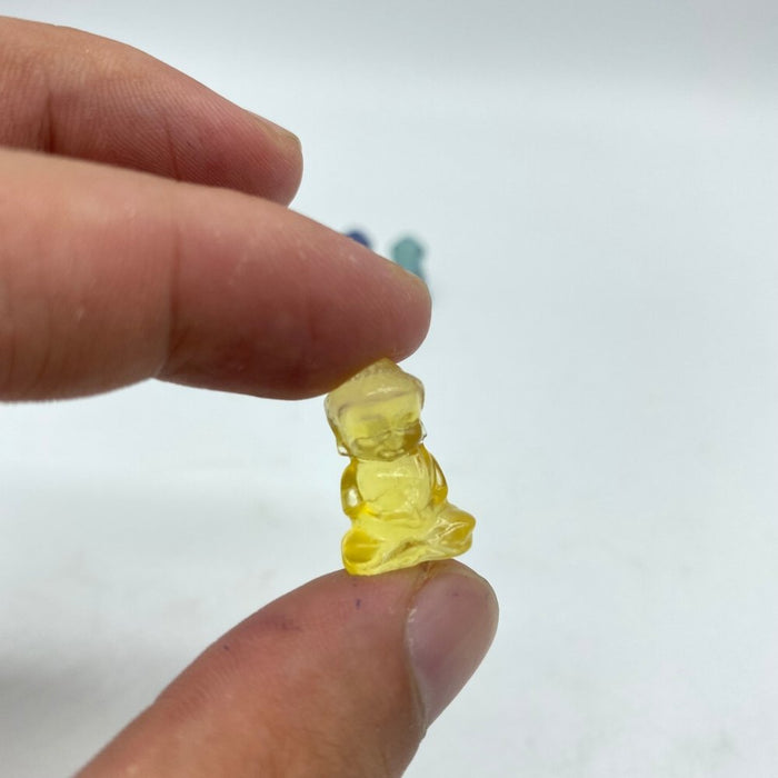 Mini Baby Buddha Rainbow Fluorite Carving Wholesale