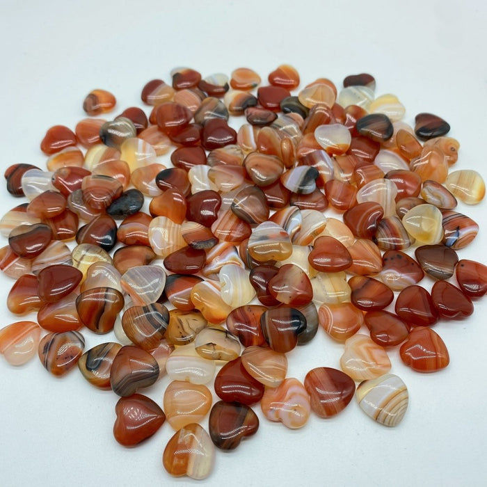 Mini Carnelian Heart Crystal DIY Pendant Wholesale