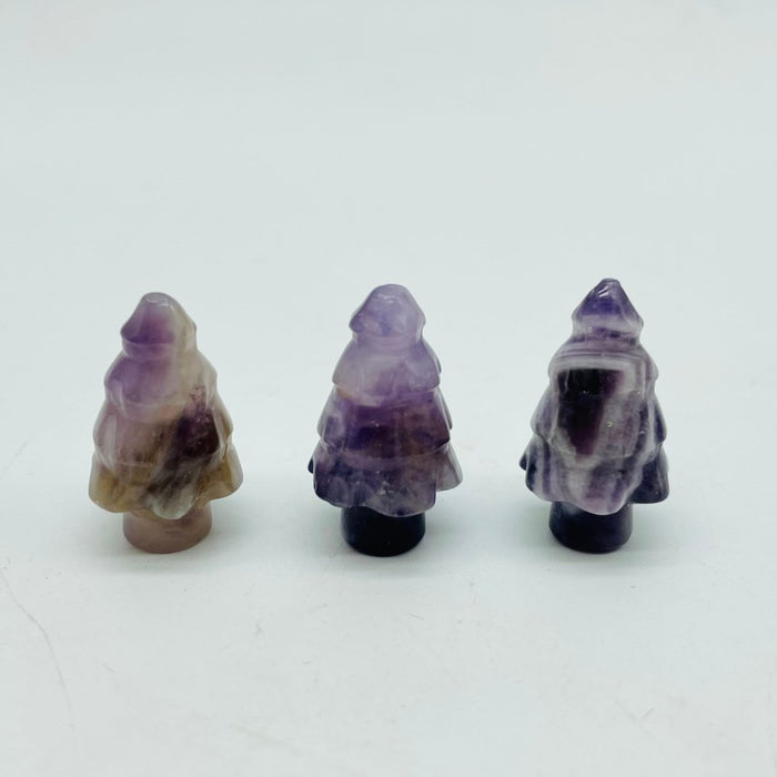 Mini Christmas Tree Carving Wholesale Green Aventurine Lepidolite