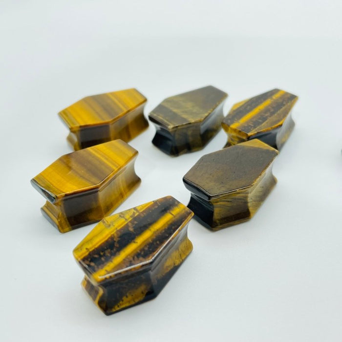 Mini Coffin Wholesale Tiger Eye Ocean Jasper