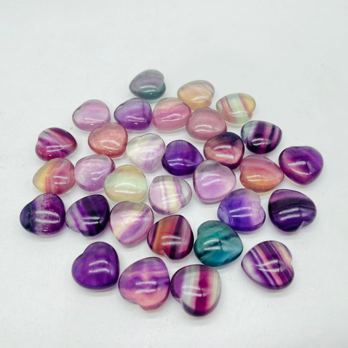 Mini Fluorite Heart DIY Pendant Wholesale