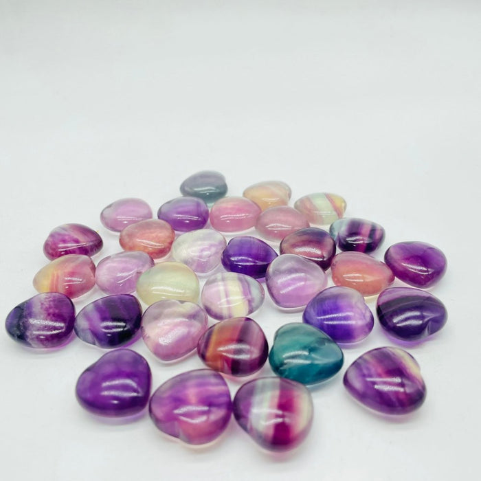 Mini Fluorite Heart DIY Pendant Wholesale