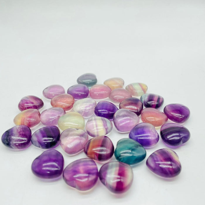 Mini Fluorite Heart DIY Pendant Wholesale