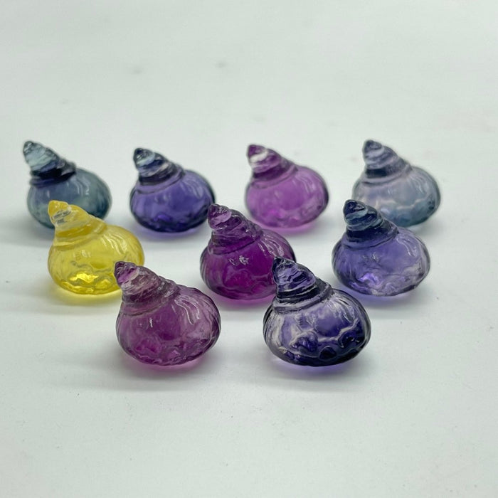 Mini Fluorite Pumpkin With Wizard Hat Carving Wholesale