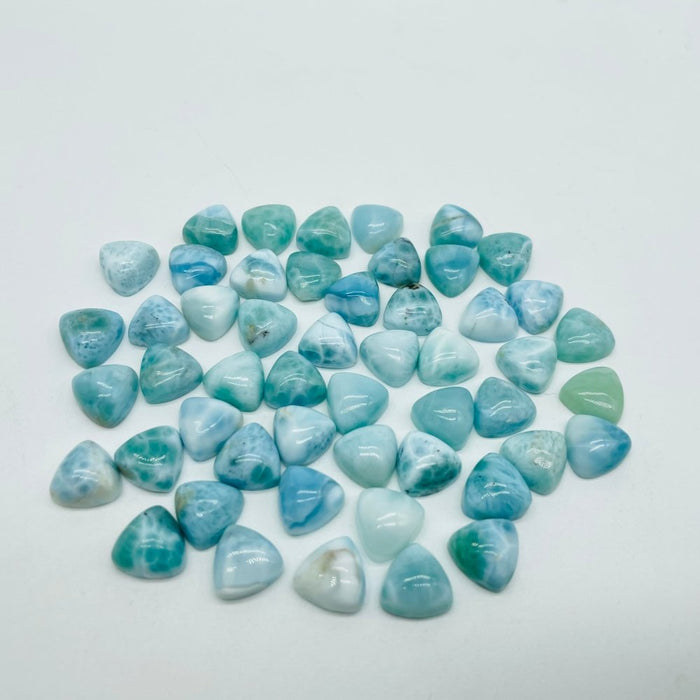 Mini Larimar Triangle DIY Pendant Wholesale