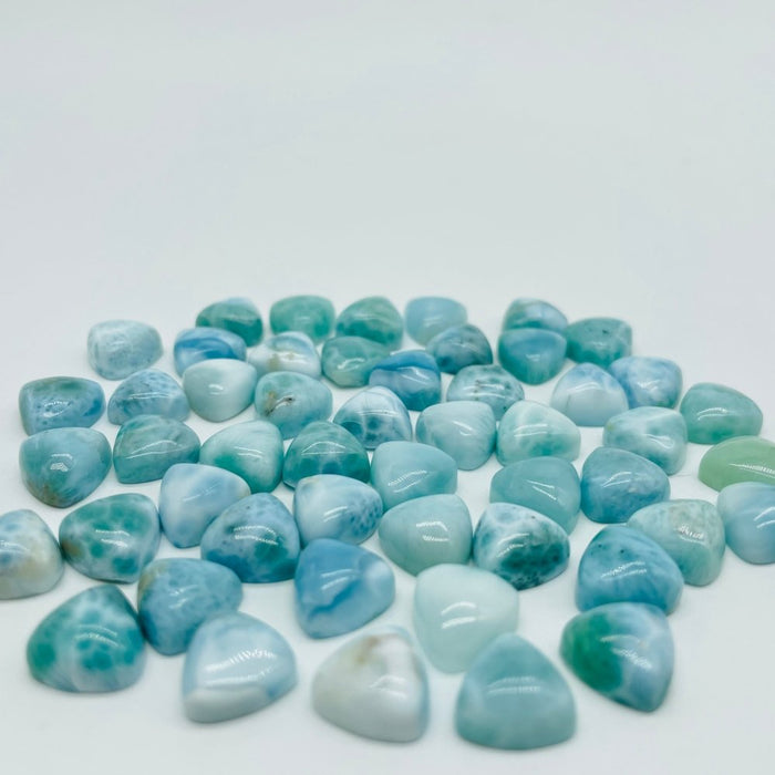 Mini Larimar Triangle DIY Pendant Wholesale