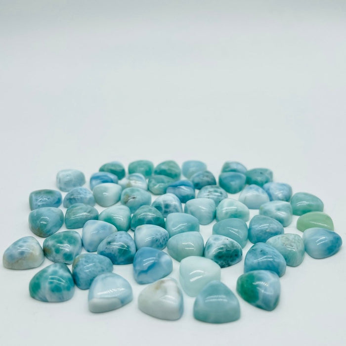 Mini Larimar Triangle DIY Pendant Wholesale
