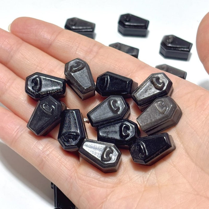 Mini Obsidian Coffin Carving Wholesale