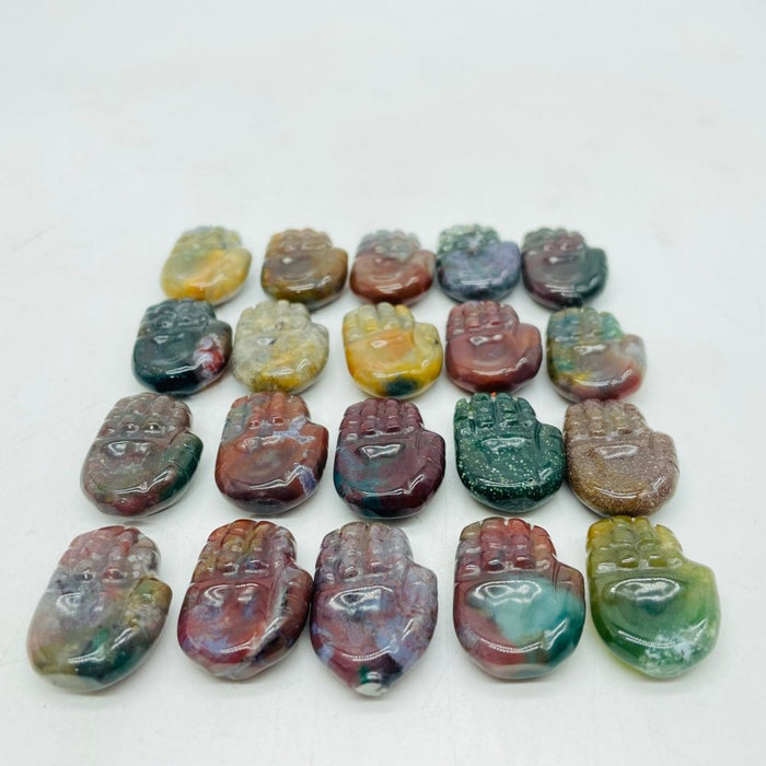 Mini Ocean Jasper Buddha Hand Wholesale