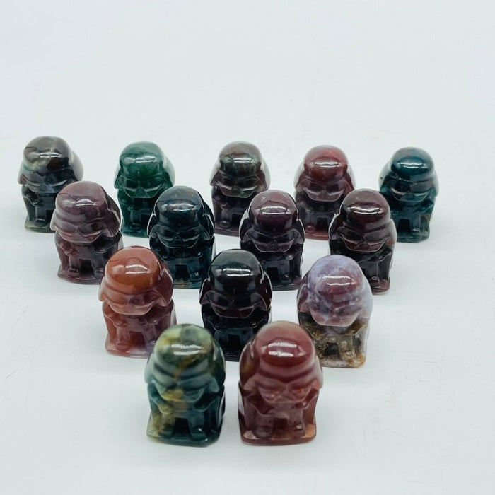 Mini Ocean Jasper Darth Vader Carving Wholesale