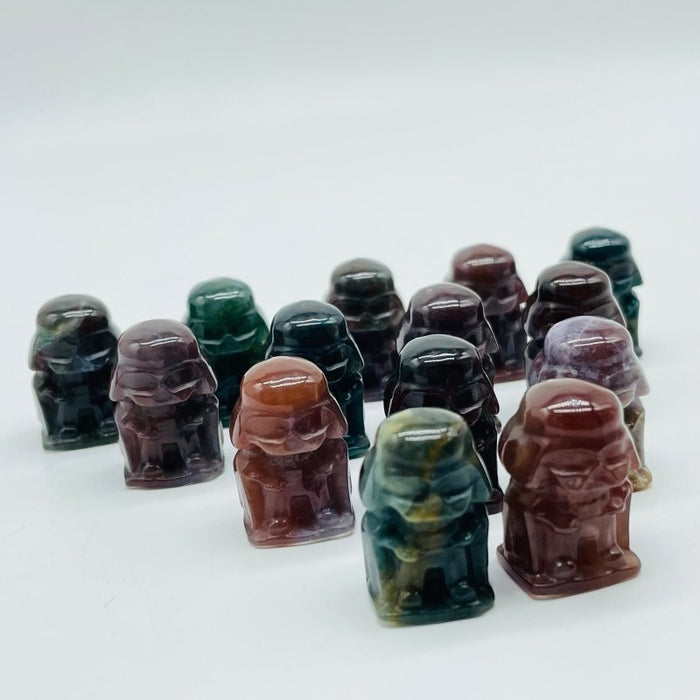 Mini Ocean Jasper Darth Vader Carving Wholesale