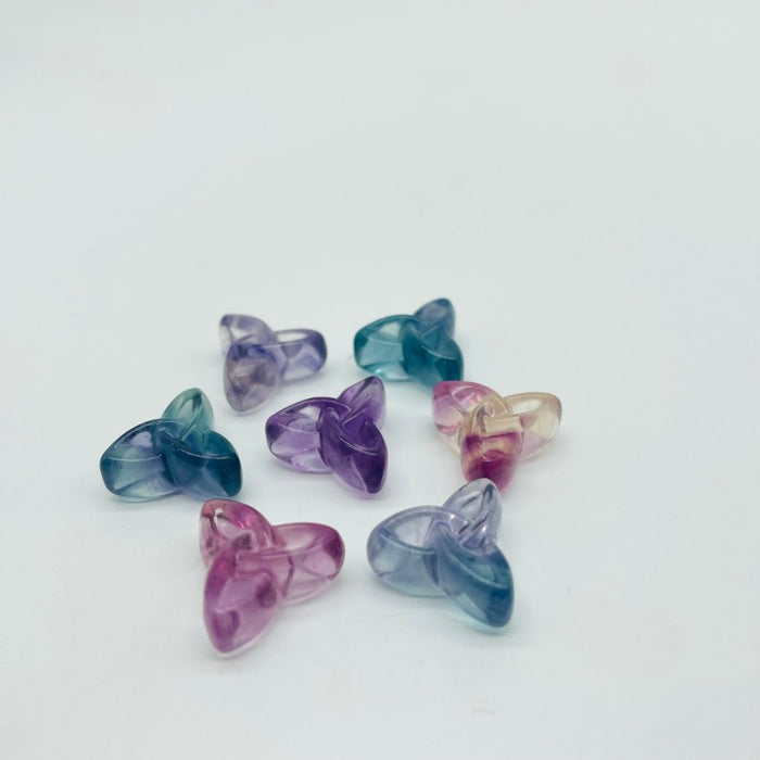 Mini Rainbow Fluorite Triangle Circle Wholesale