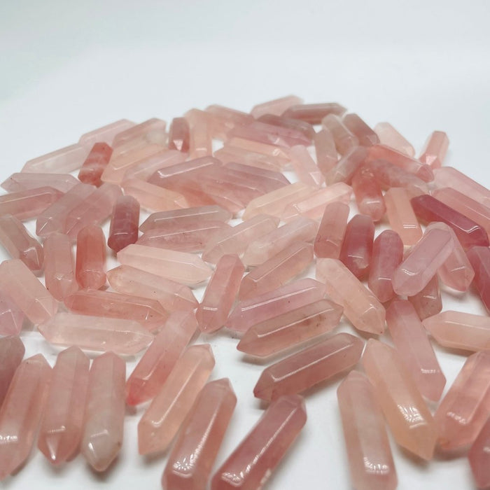 Mini Rose Quartz Double Point Wholesale