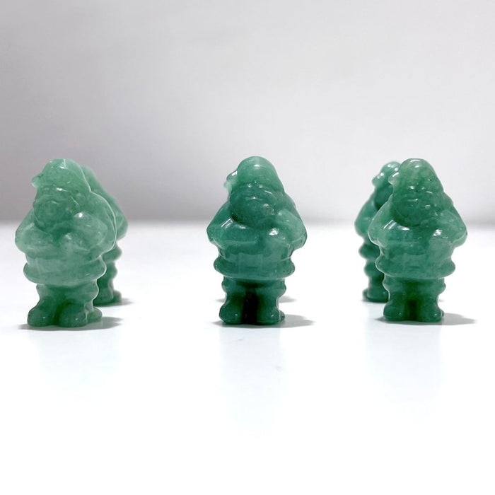 Mini Santa Claus Carving Wholesale Green Aventurine Ocean Jasper