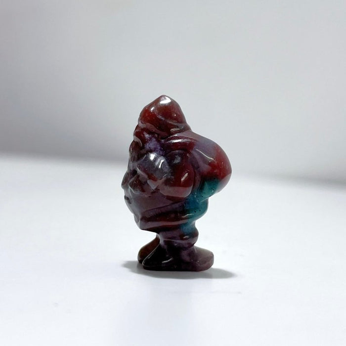 Mini Santa Claus Carving Wholesale Green Aventurine Ocean Jasper