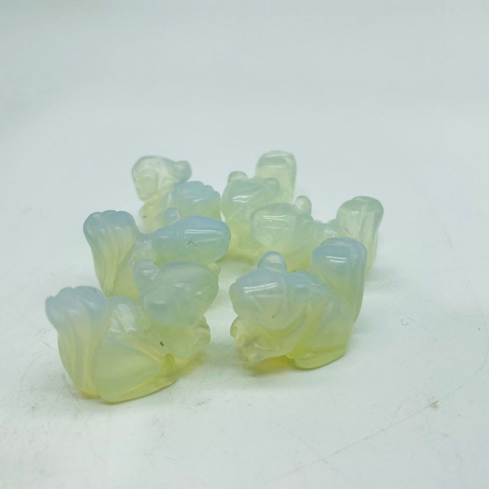 Mini Squirrel Carving Animals Chevron Amethyst&Opalite Wholesale
