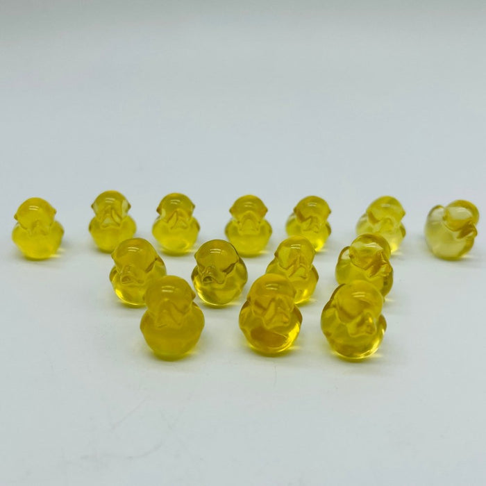 Mini Yellow Fluorite Duck Carving Wholesale