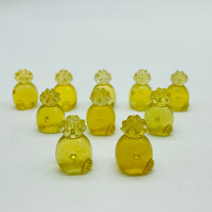 Mini Yellow Fluorite Pineapple House Carving Wholesale