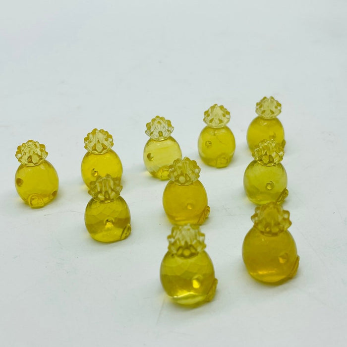 Mini Yellow Fluorite Pineapple House Carving Wholesale