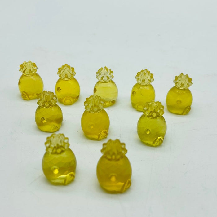 Mini Yellow Fluorite Pineapple House Carving Wholesale