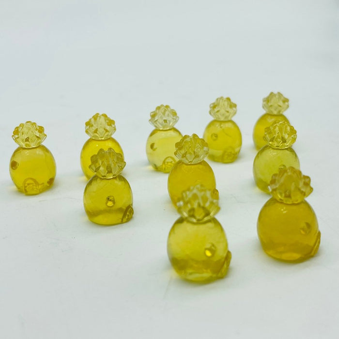 Mini Yellow Fluorite Pineapple House Carving Wholesale