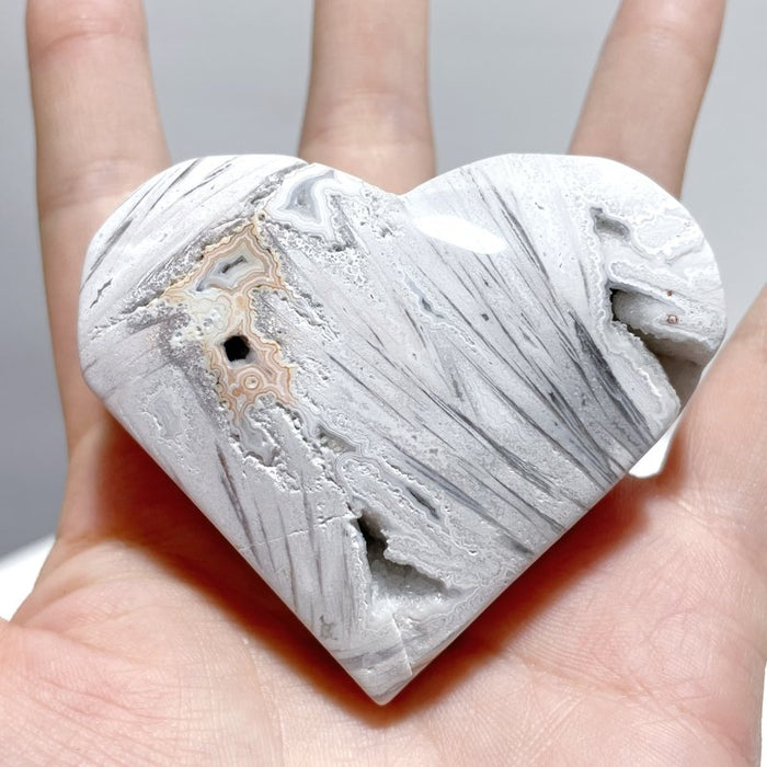 Morocco Agate Heart Shape Wholesale
