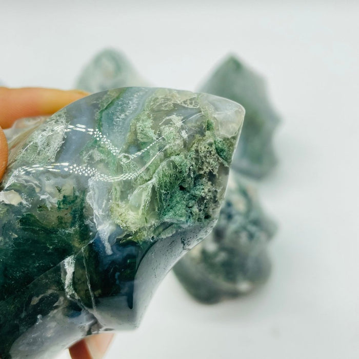 Moss Agate Flame Wholesale