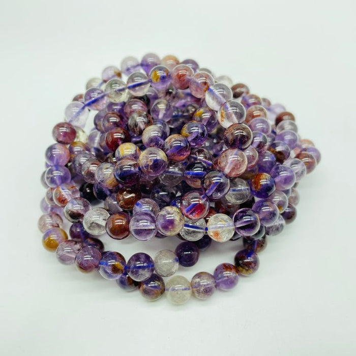 Natural Amethyst Mixed Garden Quartz Lodolite Bracelets Wholesale