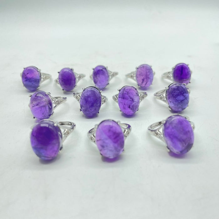 Natural Amethyst Ring Wholesale