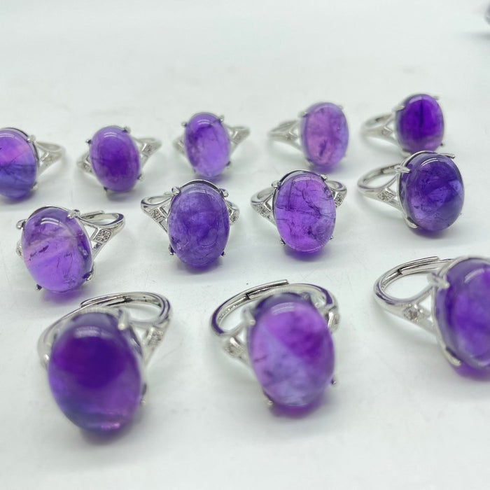 Natural Amethyst Ring Wholesale