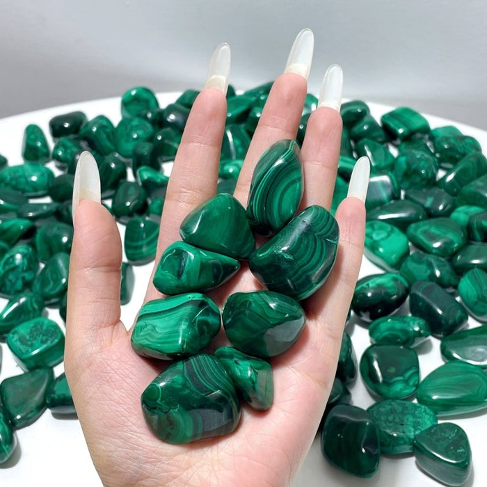 Natural Beautiful Malachite Tumbled Wholesale