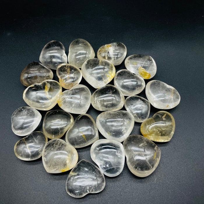 Natural Clear Quartz Heart Crystal Wholesale