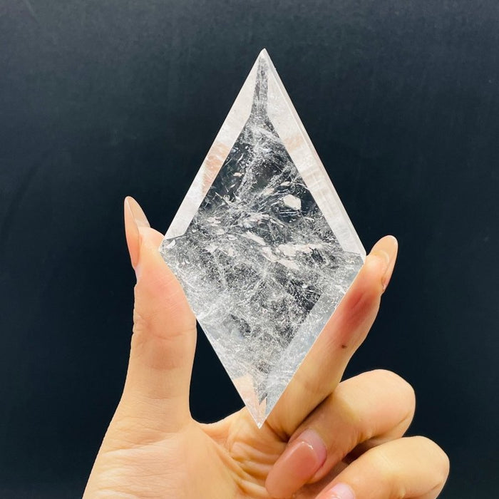 Natural Clear Quartz Rhombus Shaped Wholesale