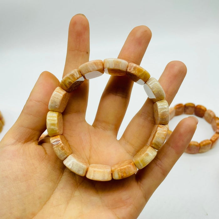Natural Coral Jade Crystal Bracelet Wholesale