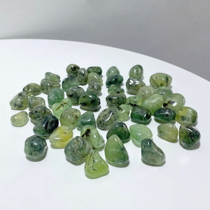 Natural Green Prehnite Tumbled Wholesale