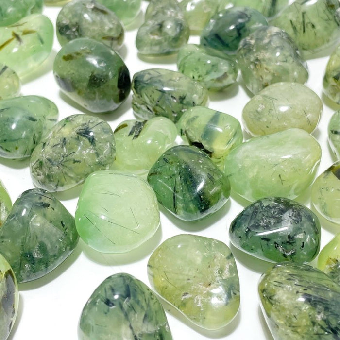 Natural Green Prehnite Tumbled Wholesale