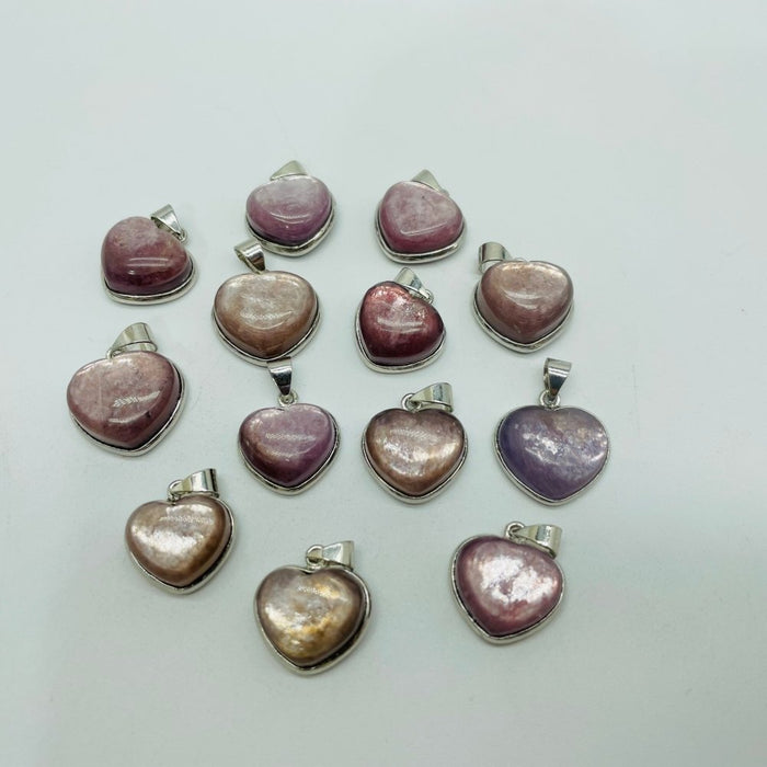 Natural Lepidolite Pendant Charm Wholesale