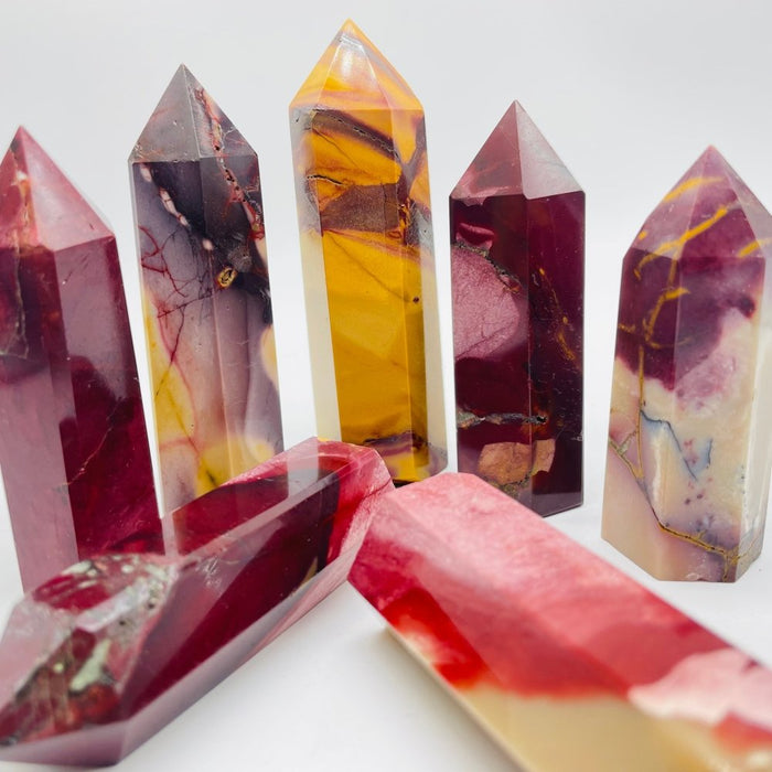 Natural Mookaite Jasper Tower Points Crystal Wholesale
