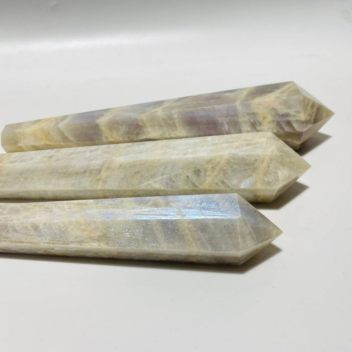 Natural Moonstone Scepter Point Magic Wand Wholesale