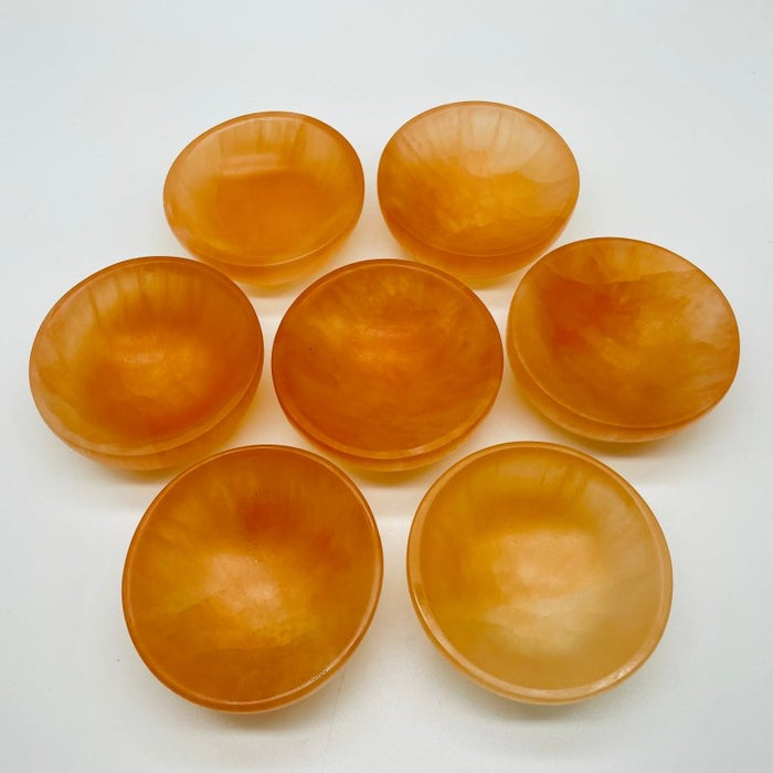 Natural Orange Selenite Bowl Wholesale