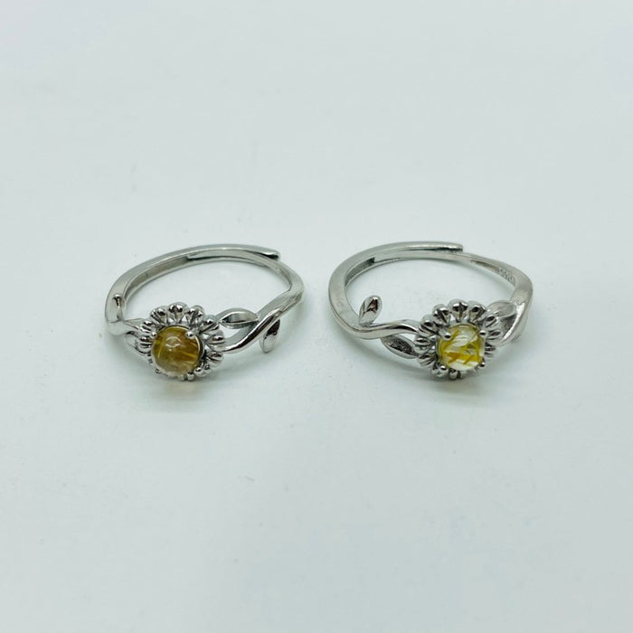 Natural Rutile Crystal Ring Wholesale