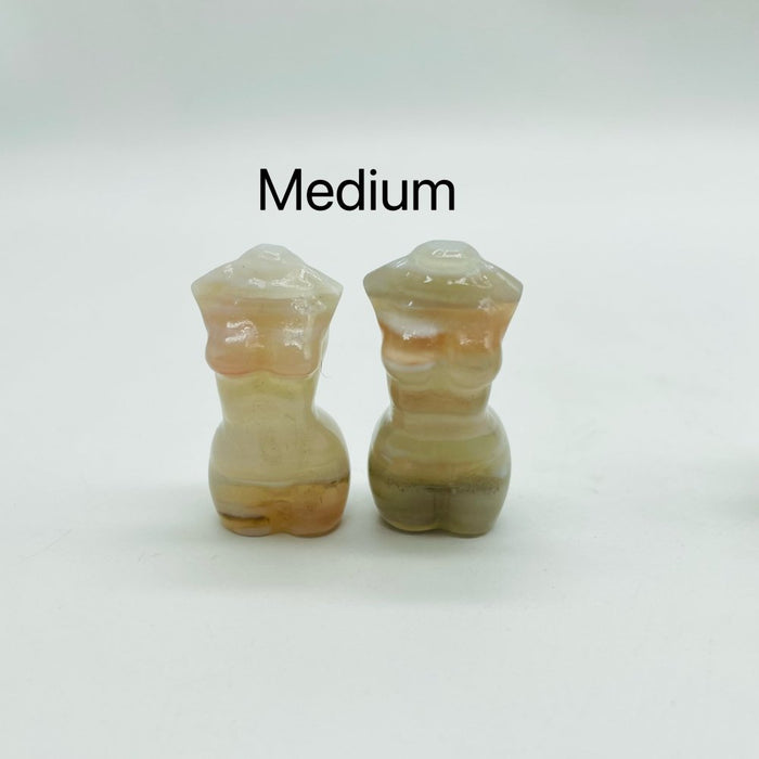 Natural Stripe Agate Goddess Carving Wholesale