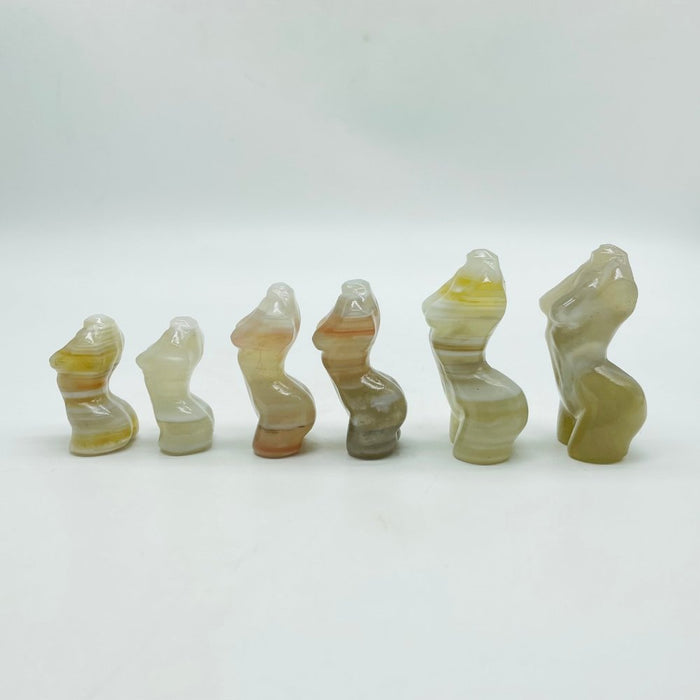 Natural Stripe Agate Goddess Carving Wholesale