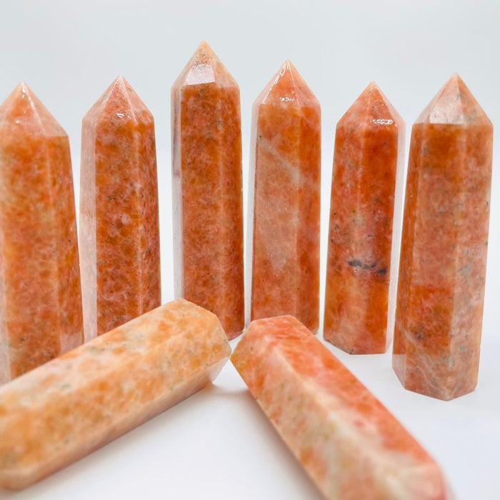 Natural Sunstone Points Tower Wholesale